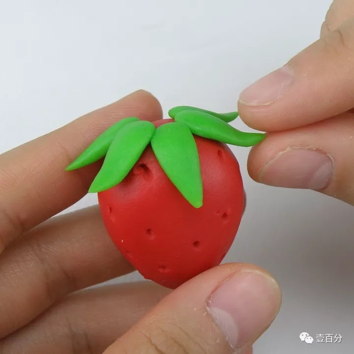彩泥教程鲜嫩欲滴的大草莓